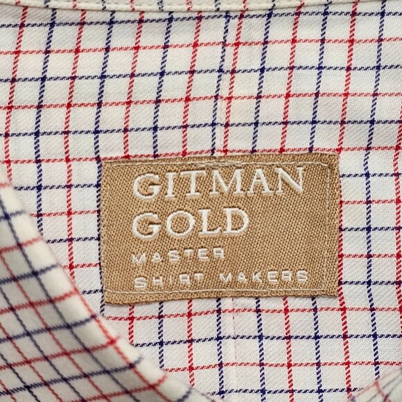 Gitman Brothers Gold Button Down 16.5 - Picture 4 of 7